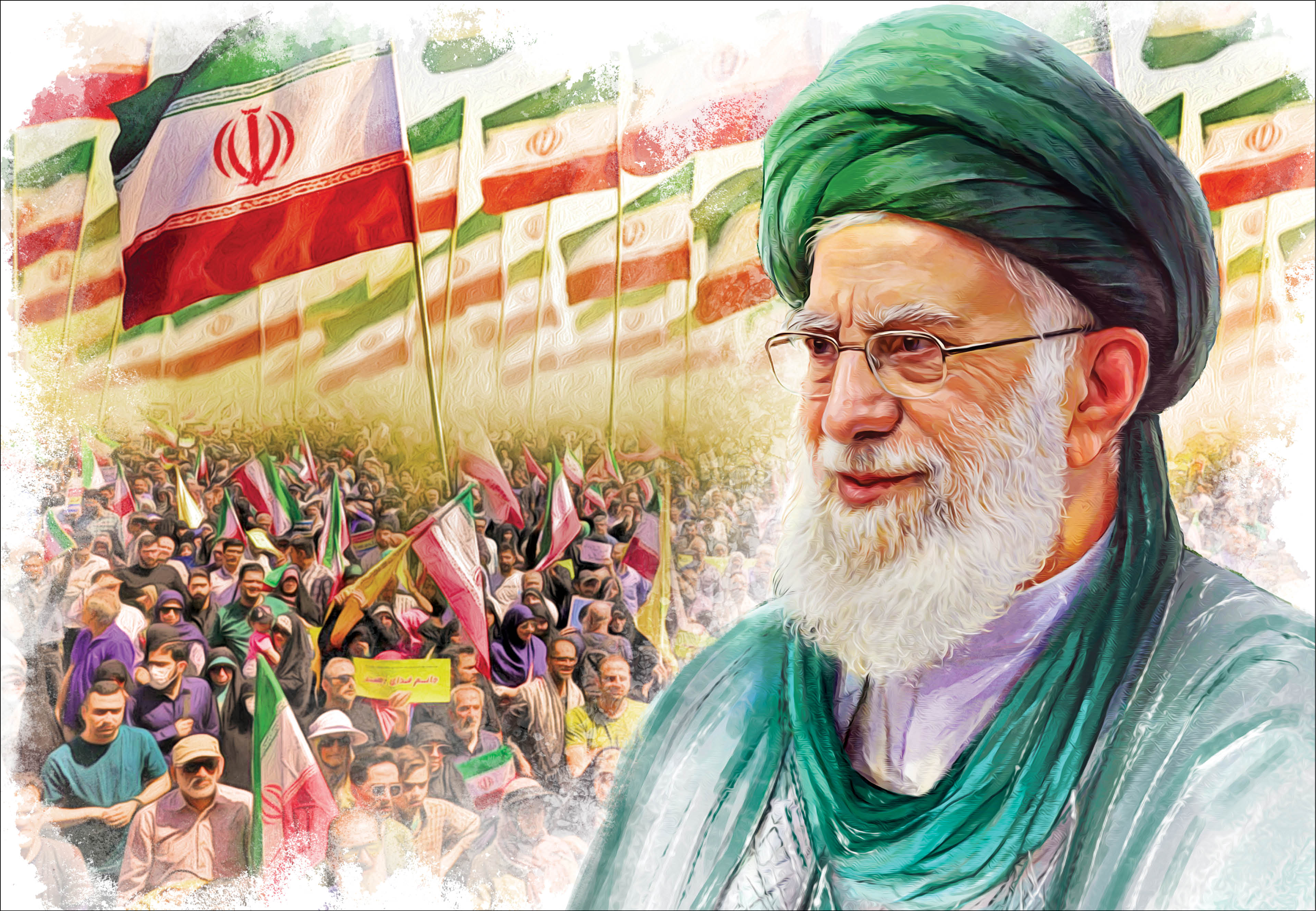 با رهبری مقتدرانه و ایستادگی کم‌نظیر ملت، ایران از طوفان عبور کرد