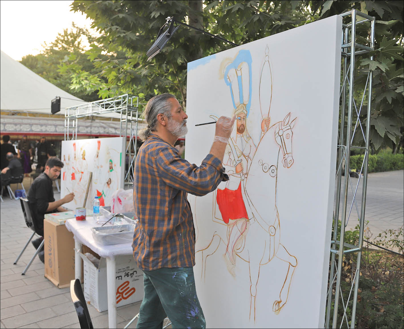 برای شنیدن نواهای محرمی و تماشای تعزیه راهی پهنه رودکی شوید