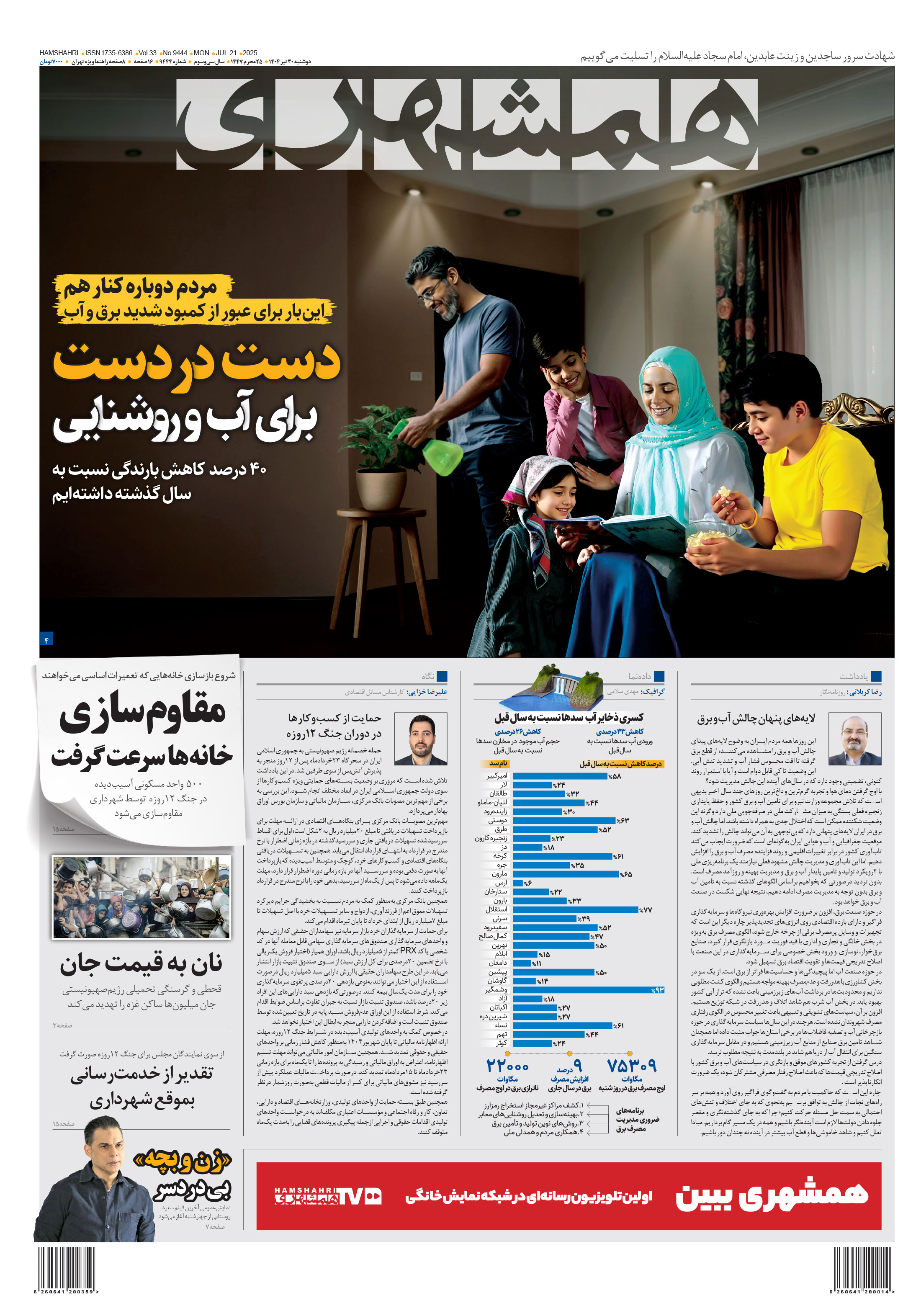 دوشنبه 30 تیر 1404