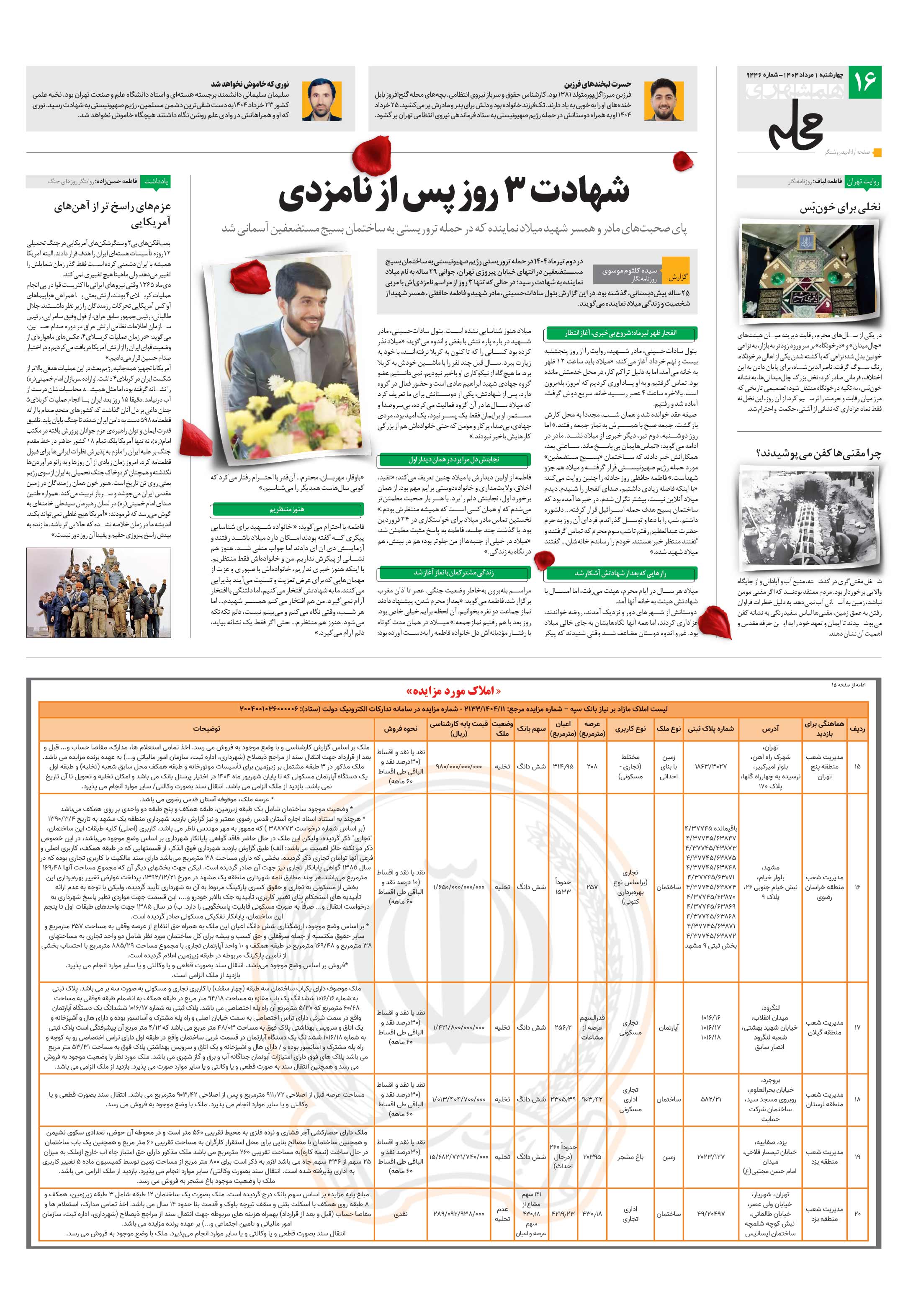 همشهری محله