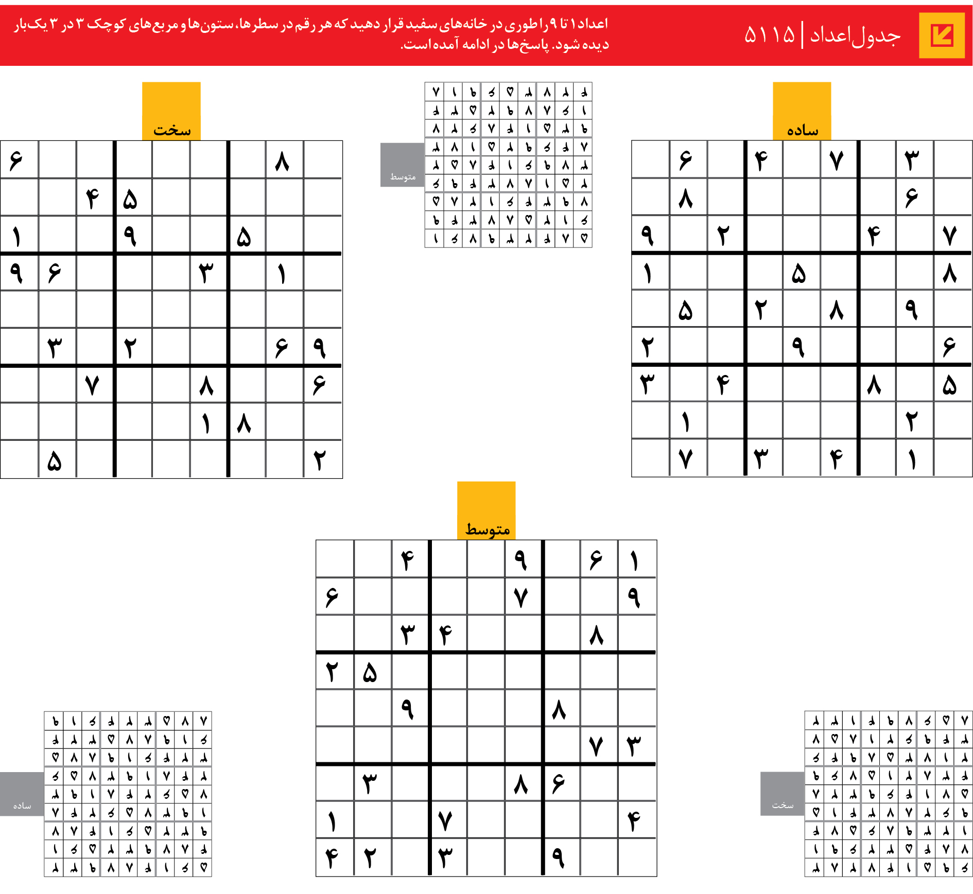 جدول‌اعداد | 5115