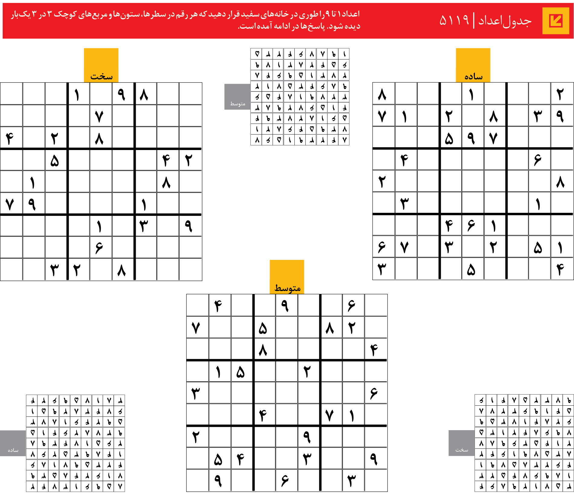 جدول‌اعداد | 5119