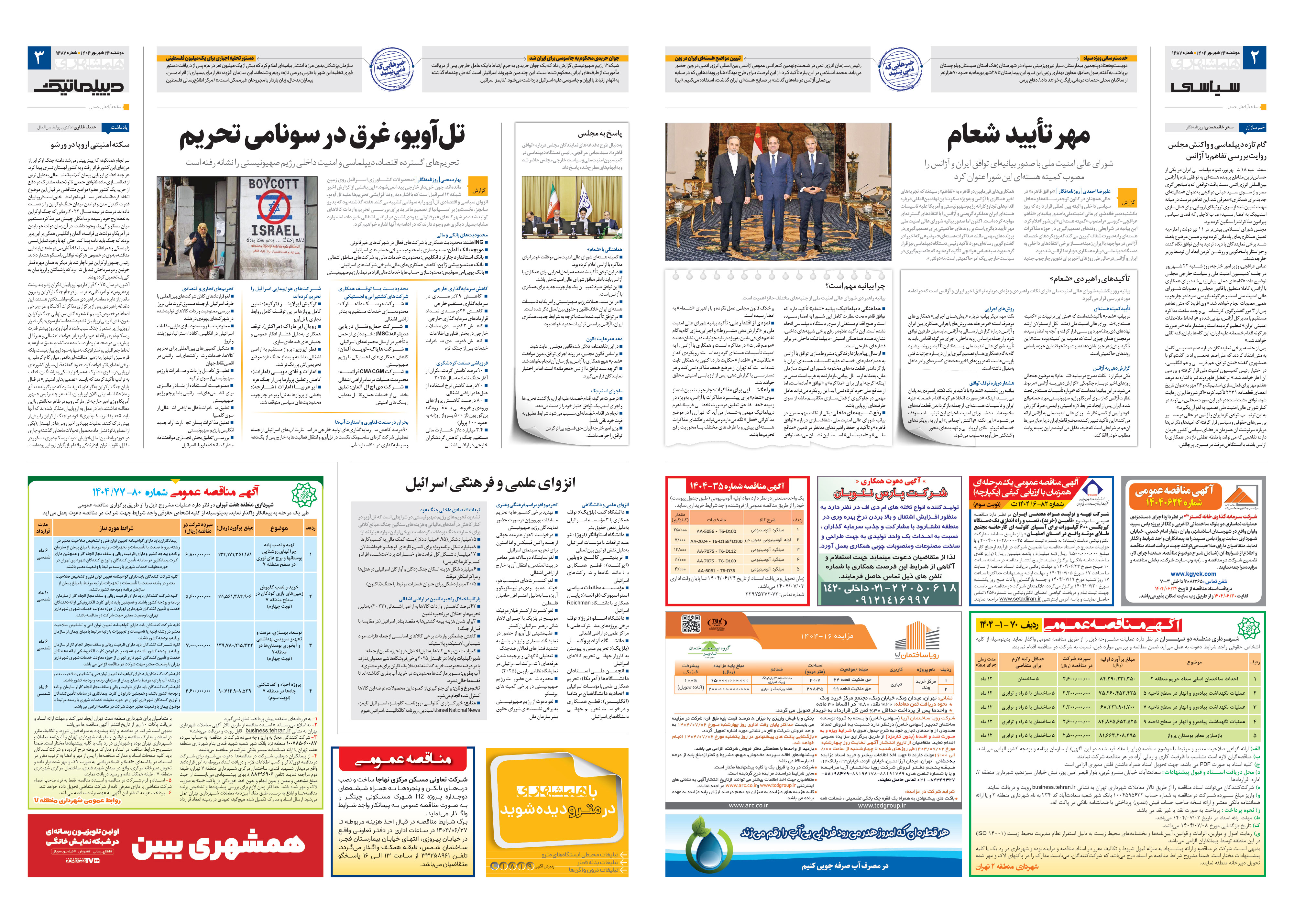 سیاسی- دیپلماتیک