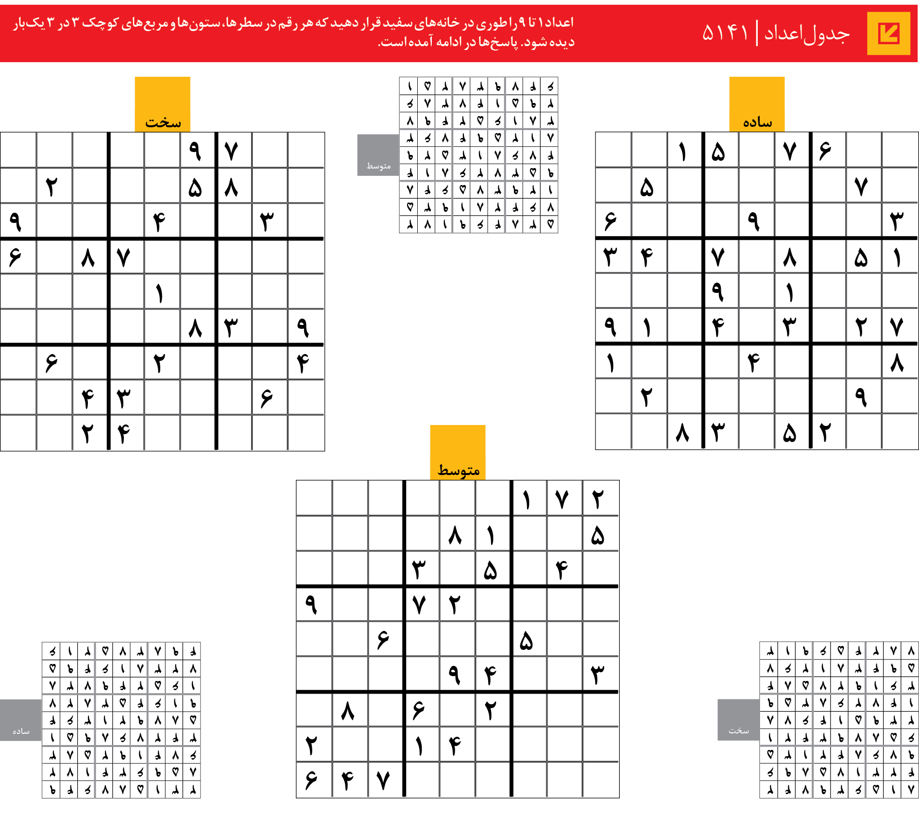 جدول‌اعداد | 5141