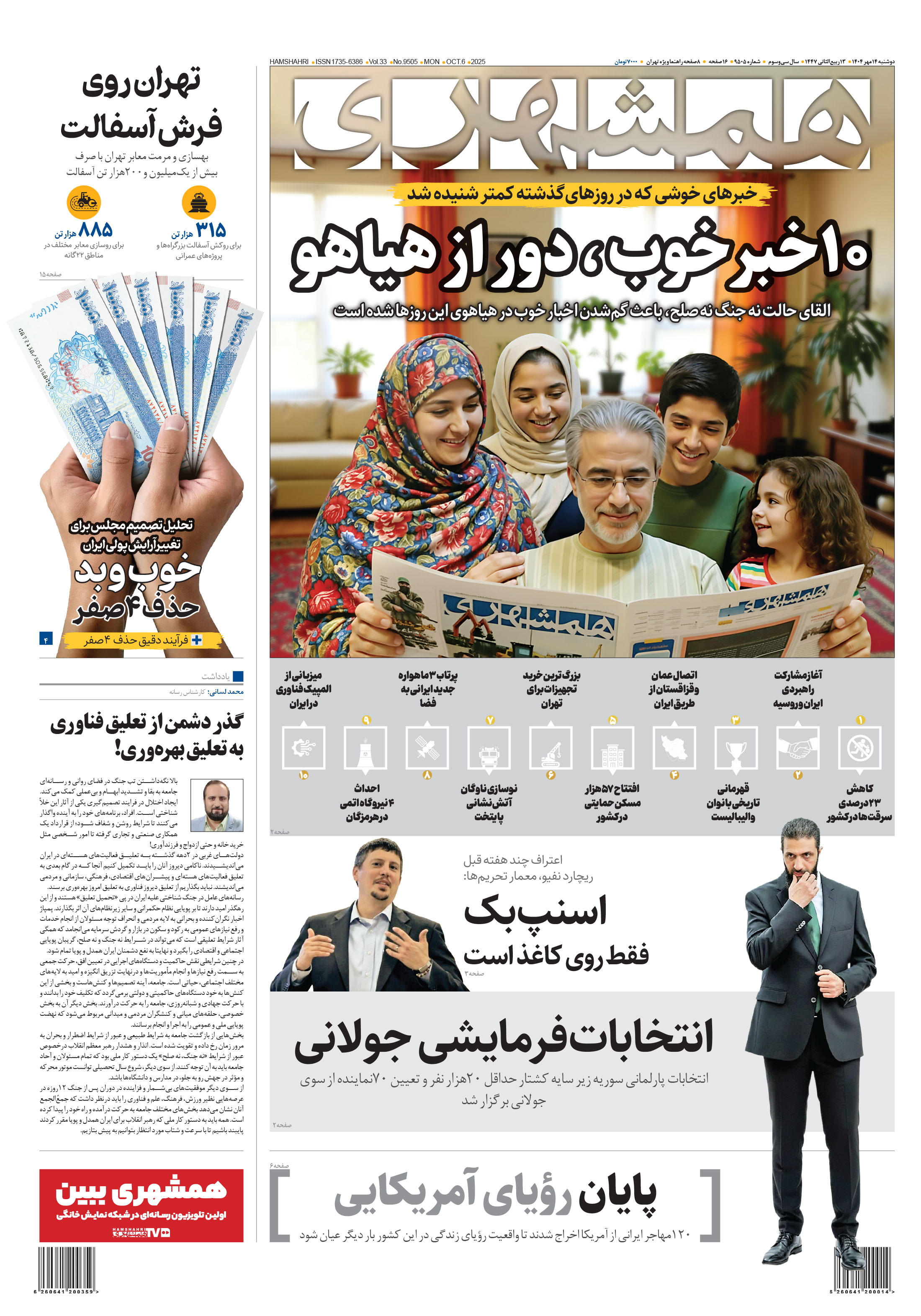 دوشنبه 14 مهر 1404