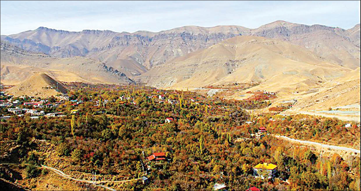 اطراف تهران روستاهای دیدنی متعددی وجود دارد
