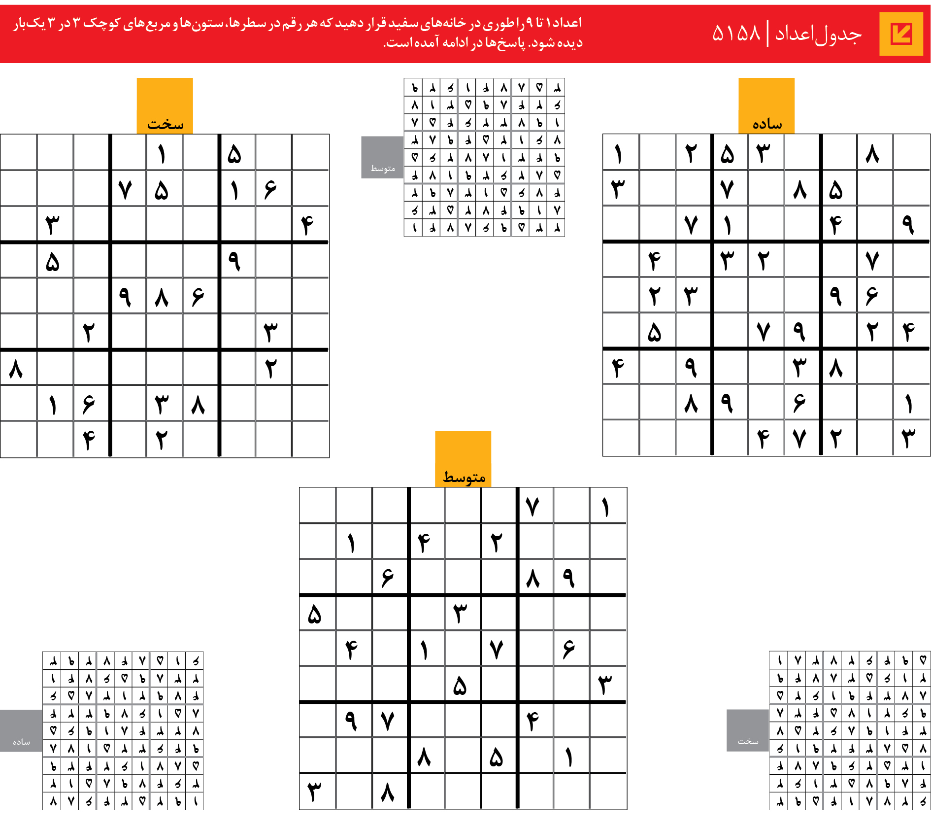 جدول‌اعداد | 5158