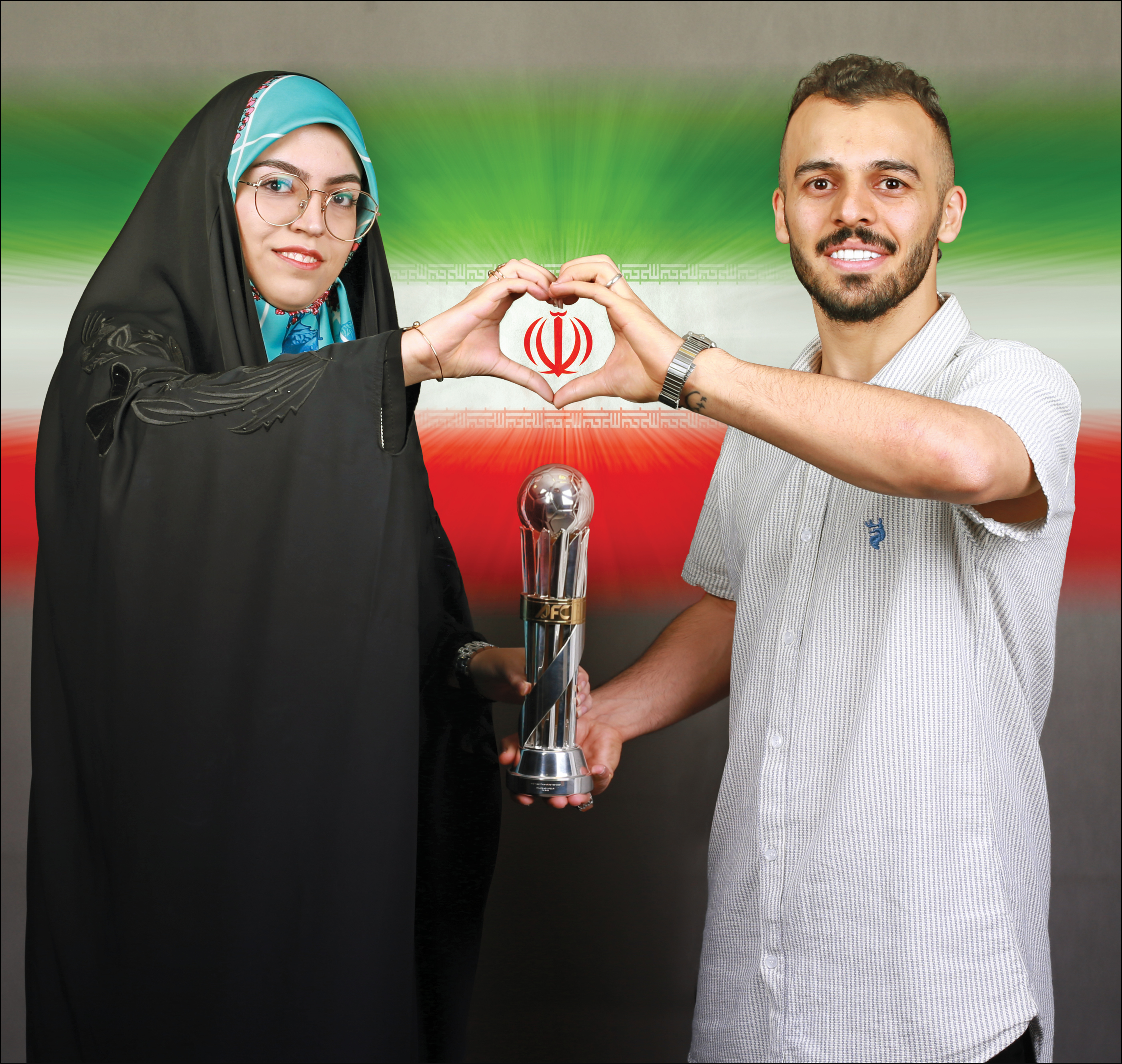 گفت‌وگو با مرد سال فوتسال آسیا و همسرش در تلویزیون همشهری