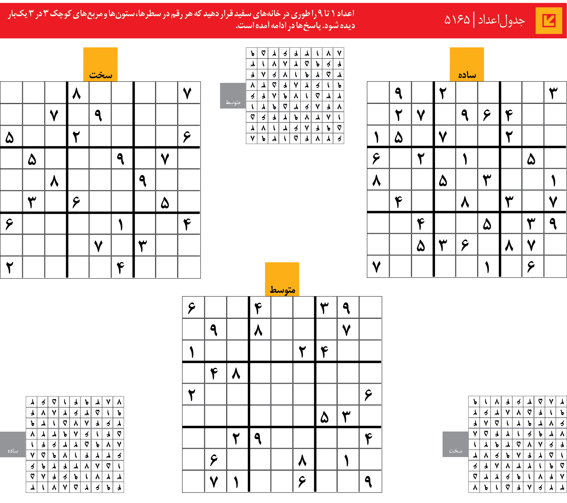جدول‌اعداد | 5165