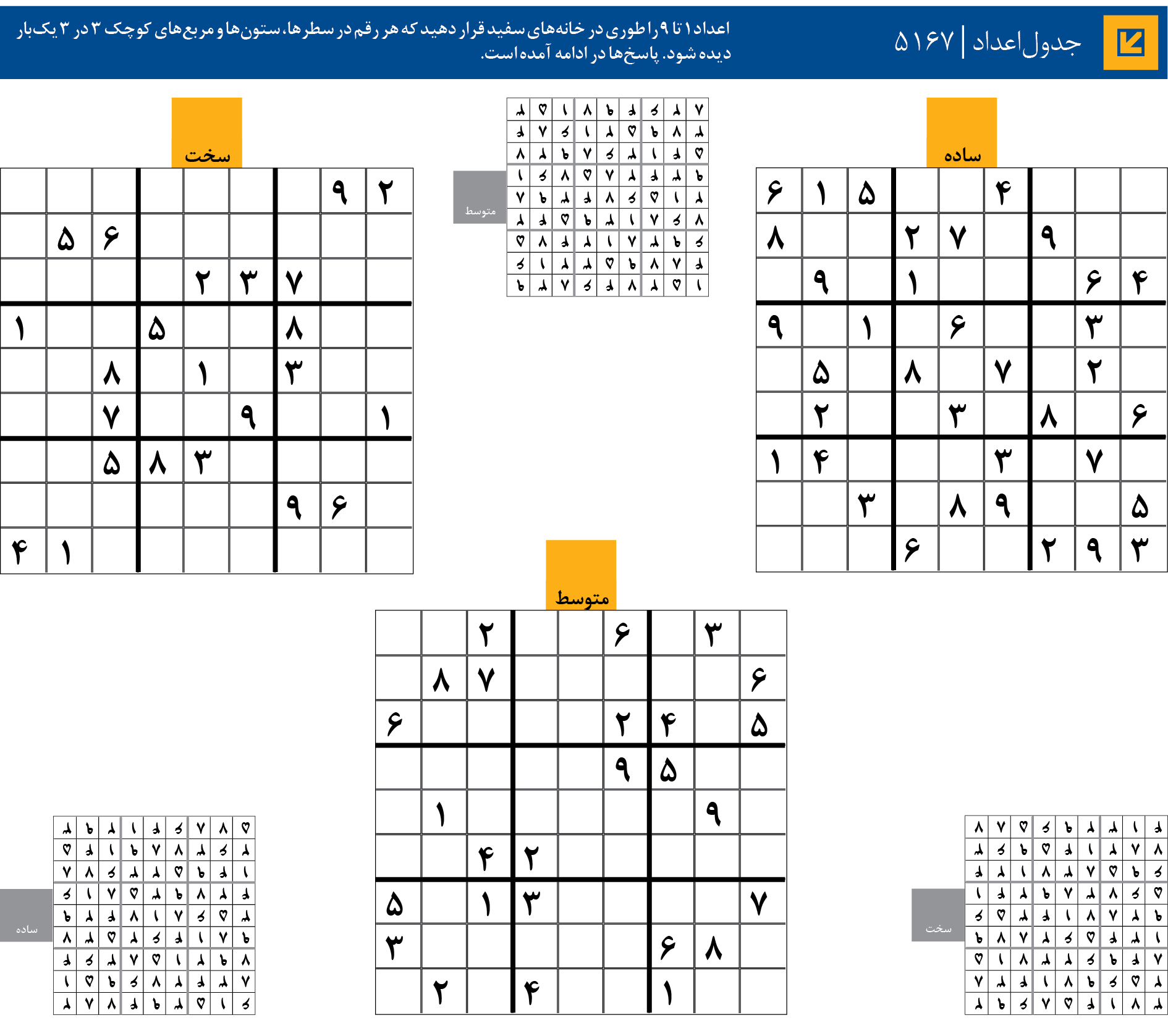 جدول‌اعداد | 5167