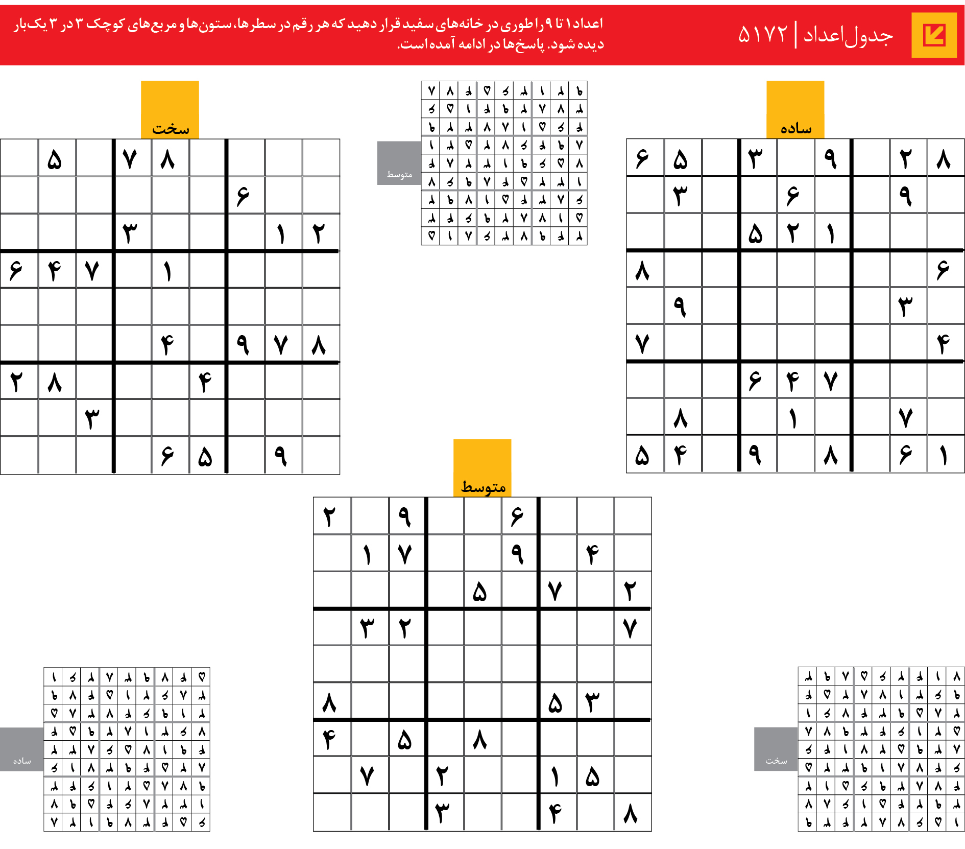 جدول‌اعداد | 5172