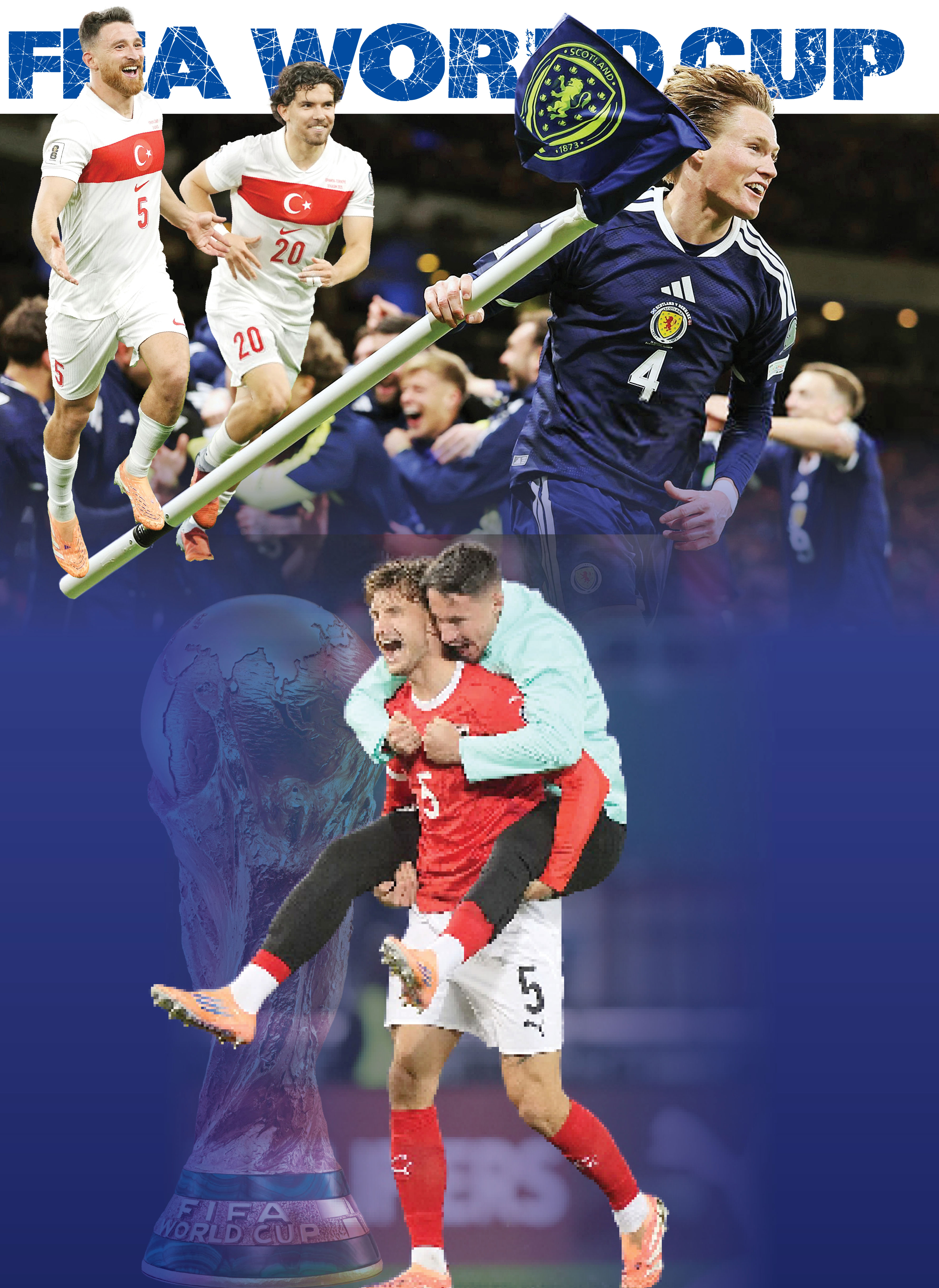 دقایق پایانی برخی مسابقات، صعودکننده‌ها به‌ جام‌جهانی را مشخص کرد و امروز هم قرعه‌کشی دیدارهای پلی‌آف انجام می‌شود