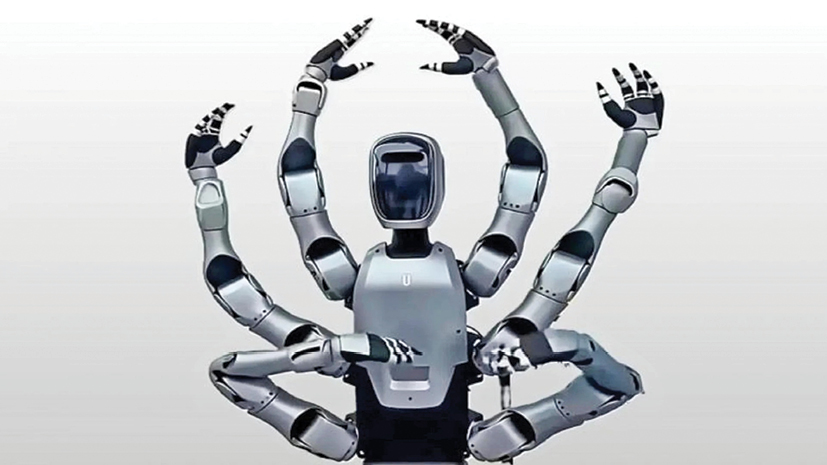 اولین روبات 6‌دست جهان