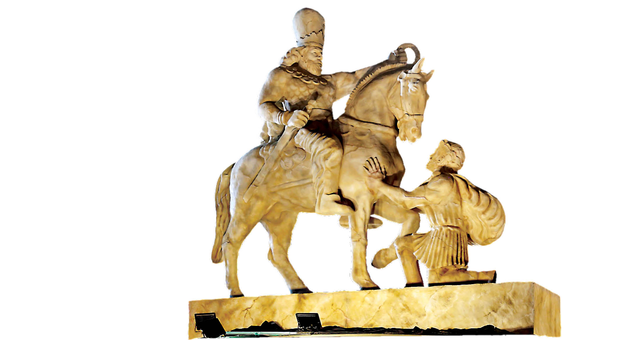 زانو زدن والرین در جایگاه دائمی