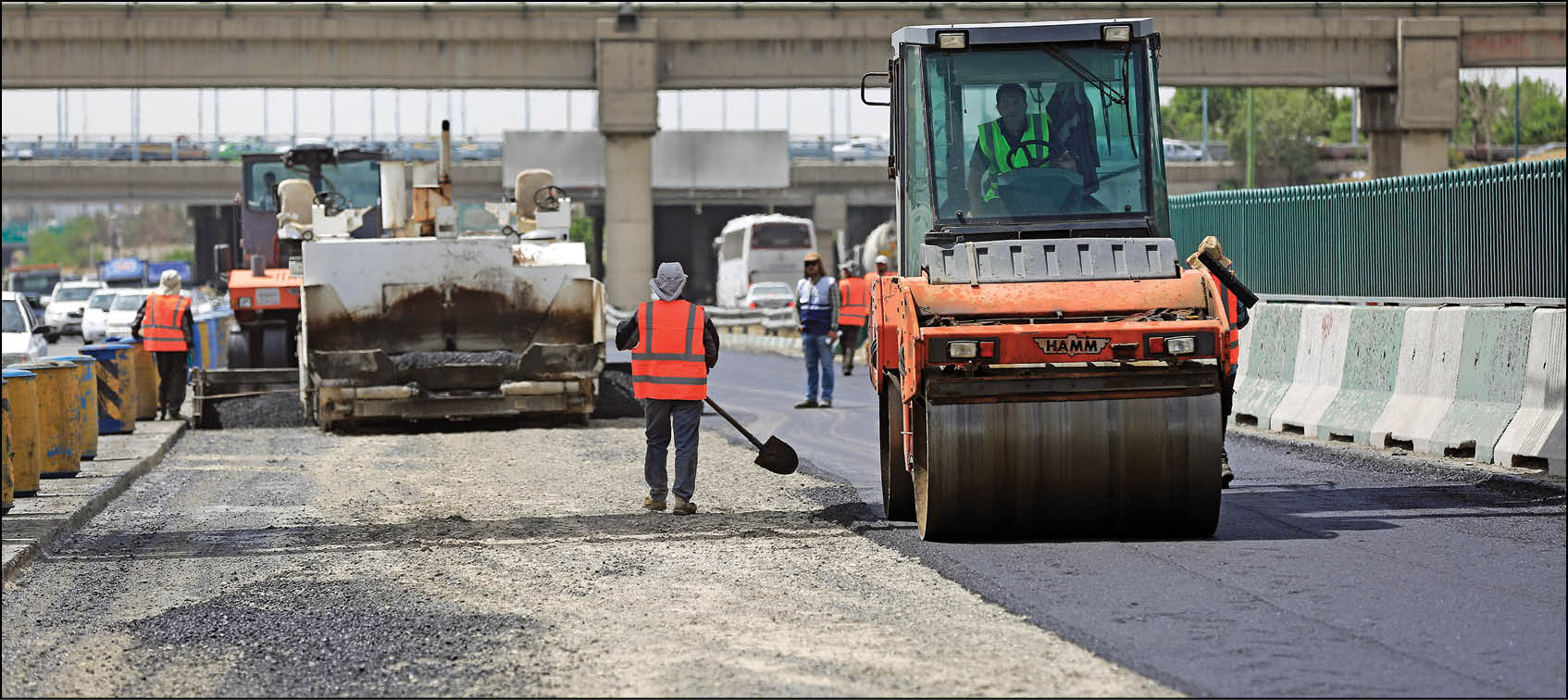 رکوردزنی در توزیع آسفالت