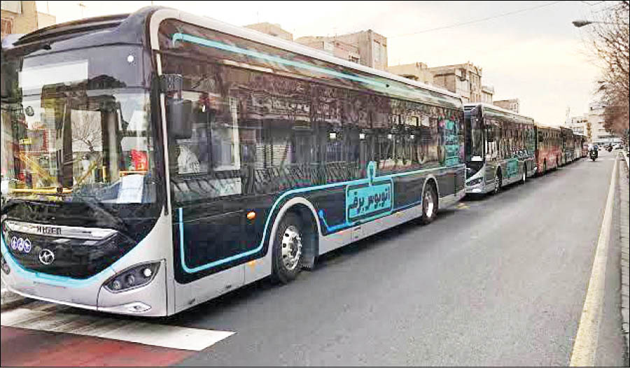 ورود 20 اتوبوس برقی دوکابین تا هفته آینده به پایتخت