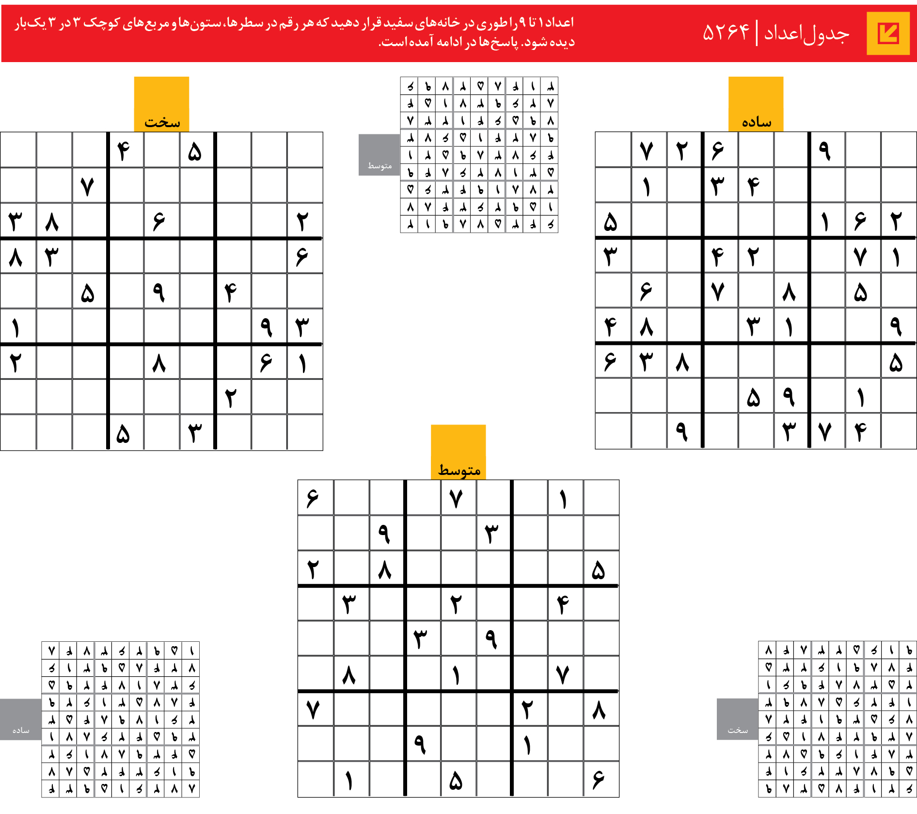 جدول‌اعداد | 5264